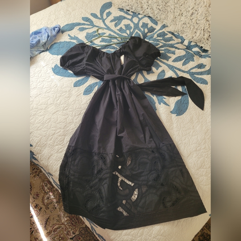 Banana Republic Black Midi Dress